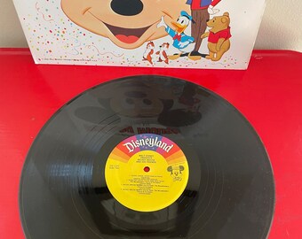 Vintage LP Record, Walt Disney Presents Mickey Mouse and His