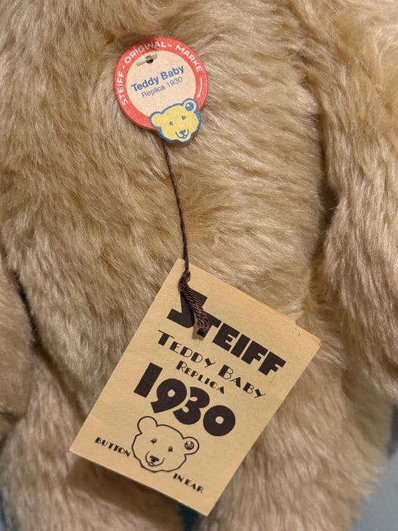 Vintage Steiff Teddy Baby ~ 0176/42 - Etsy