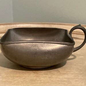 Vintage Sugar Bowl by Royal Holland ~ Silver Pewter Color