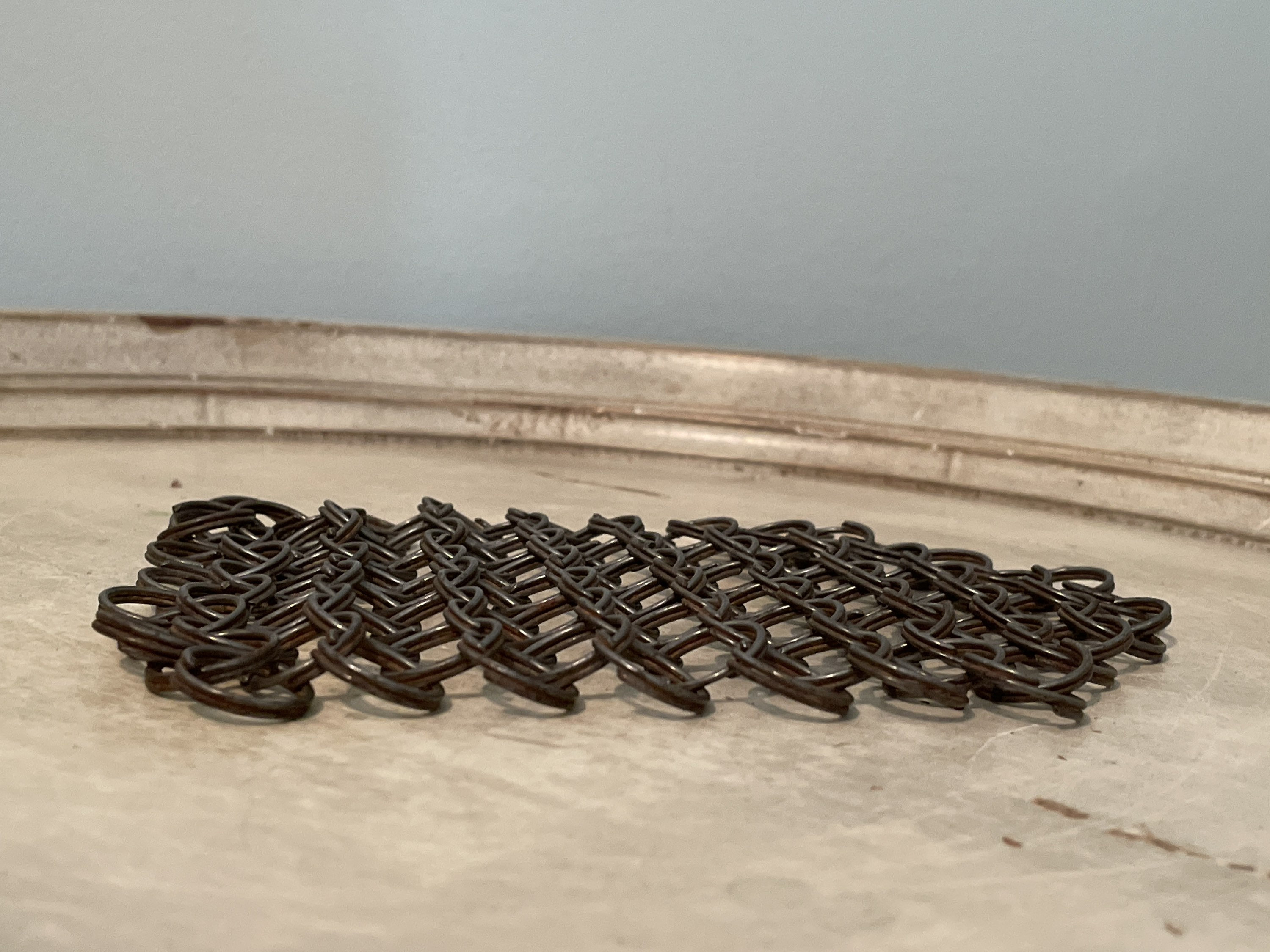 Antique Metal Pot Scrubber Etsy