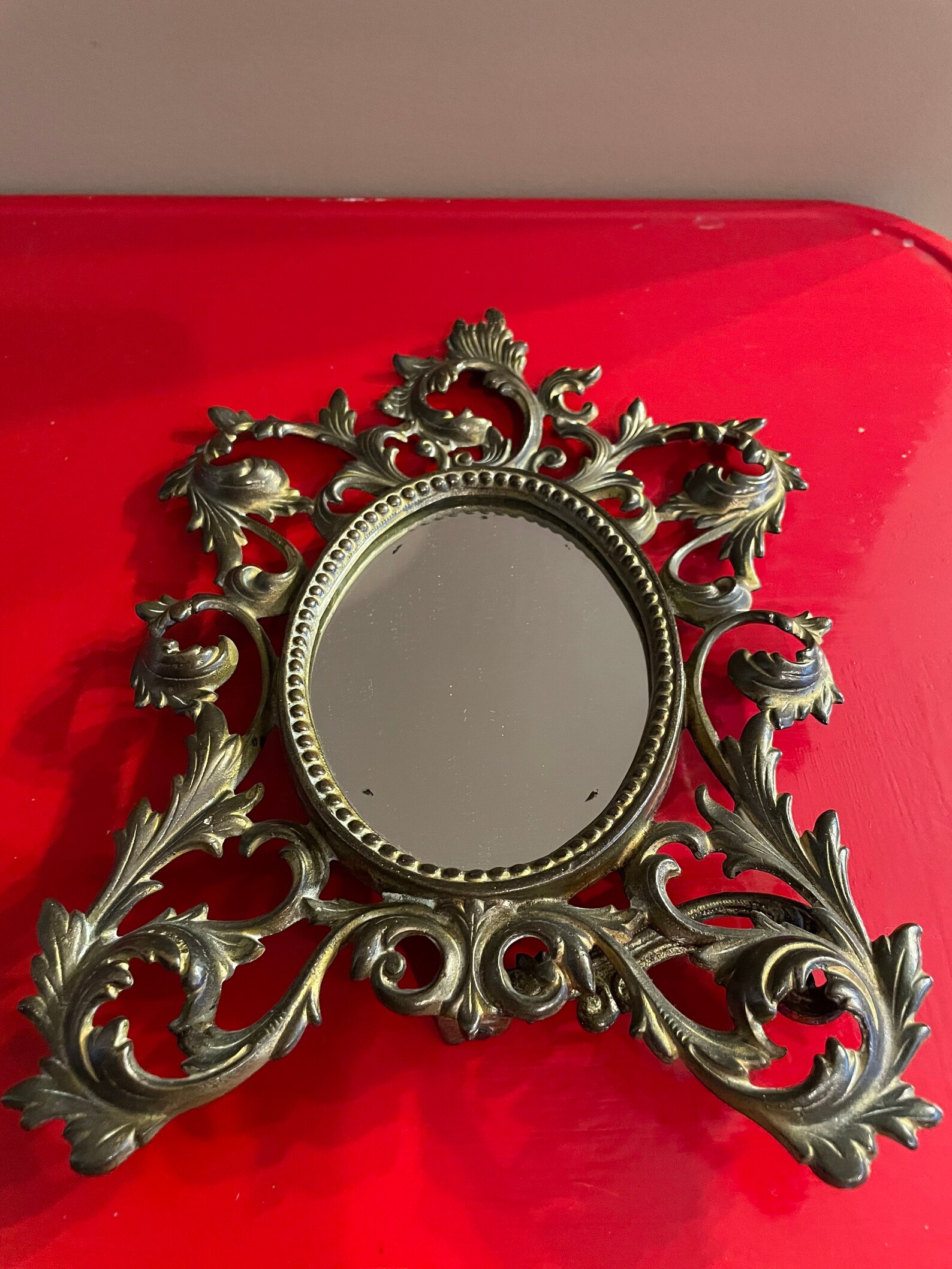 Antique Victorian Picture Frame With Mirror Etsy