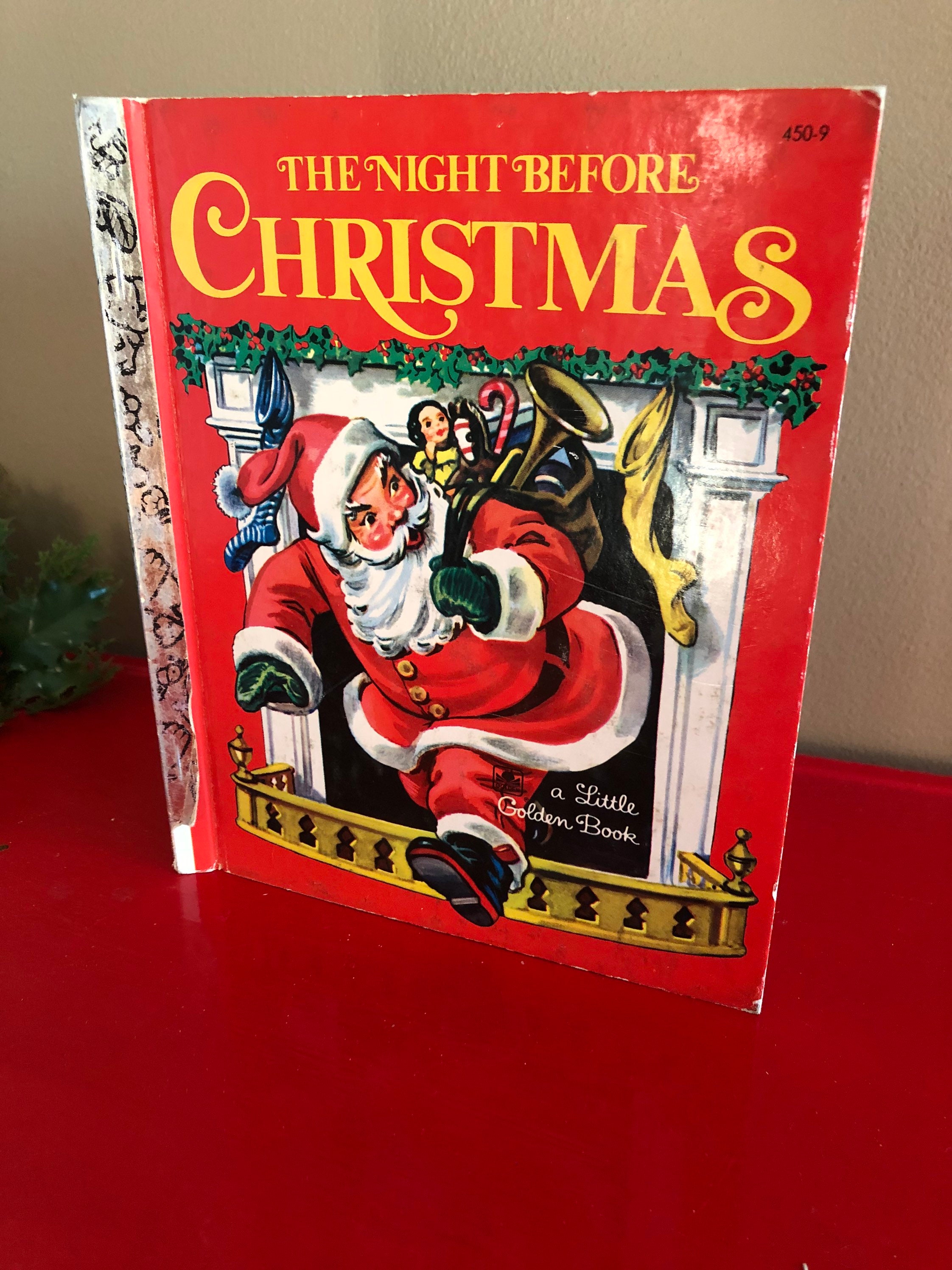 The Night Before Christmas Little Golden Book 1977 - Etsy