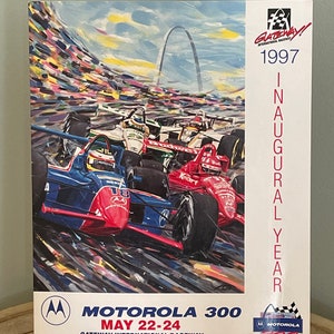 1997 Souvenir Program ~ Motorola 300 ~ Gateway International Raceway
