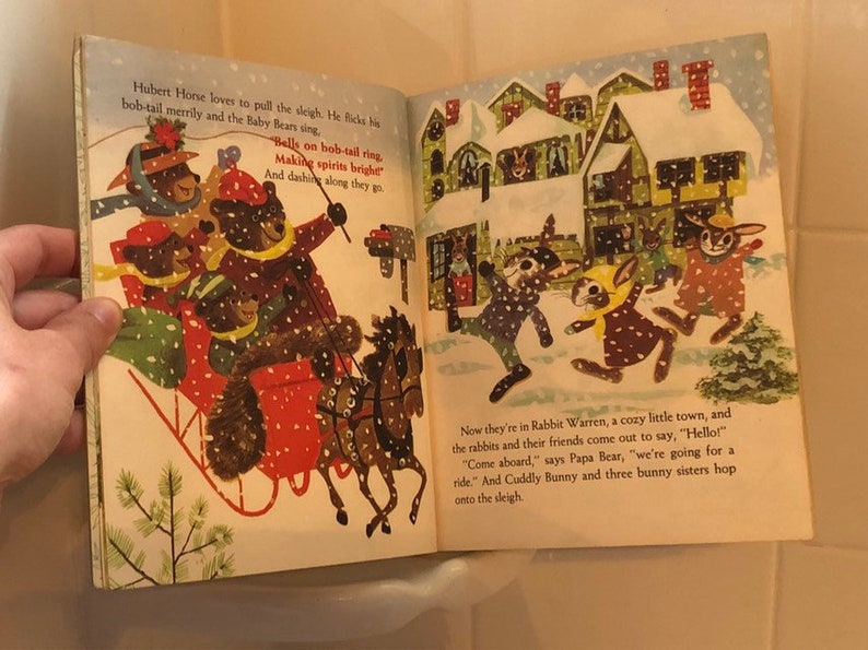 Jingle Bells Little Golden Book First Edition 1964 Etsy