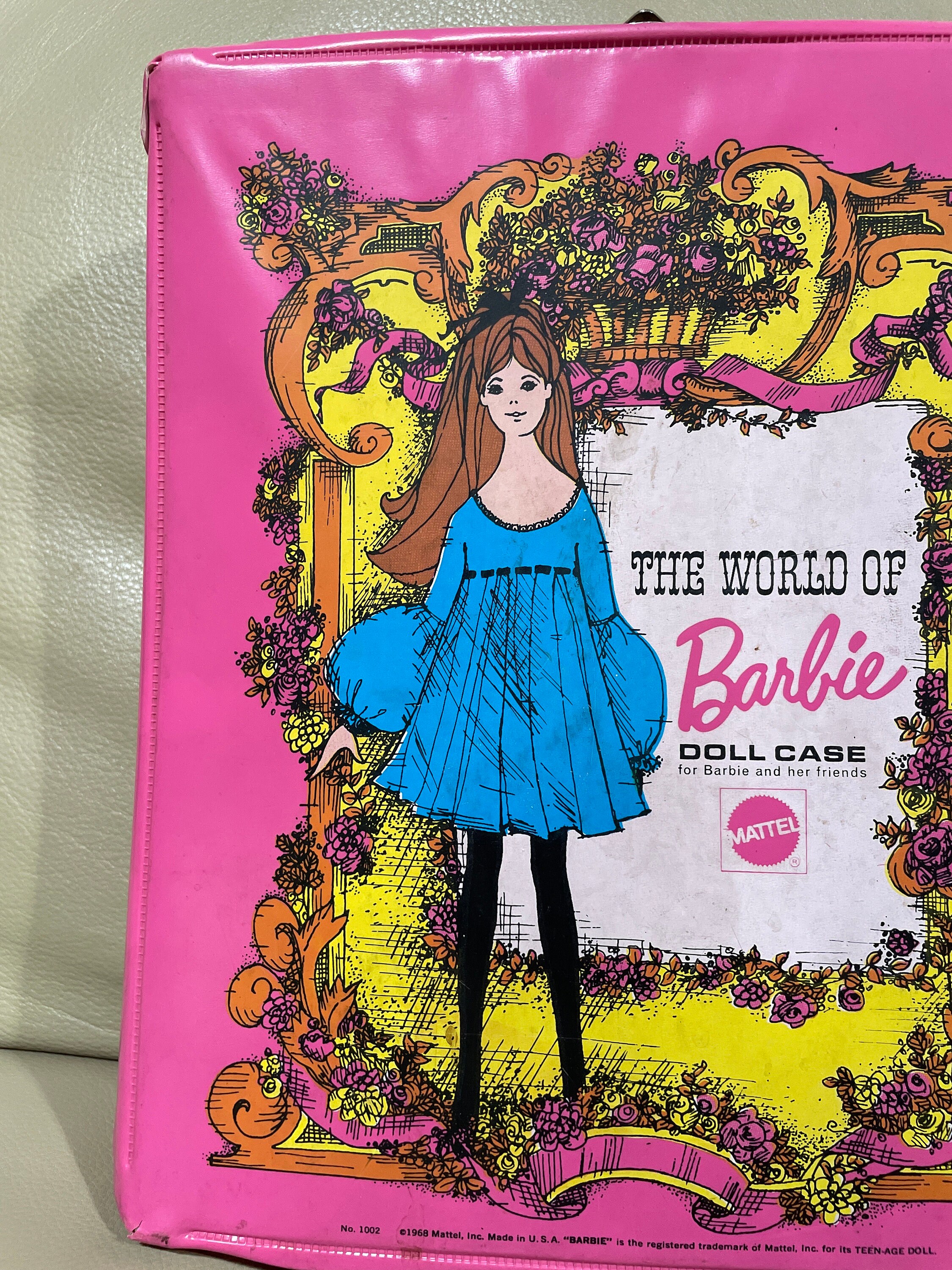 Vintage Doll Carrier, 1968 the World of Barbie Case by Mattel