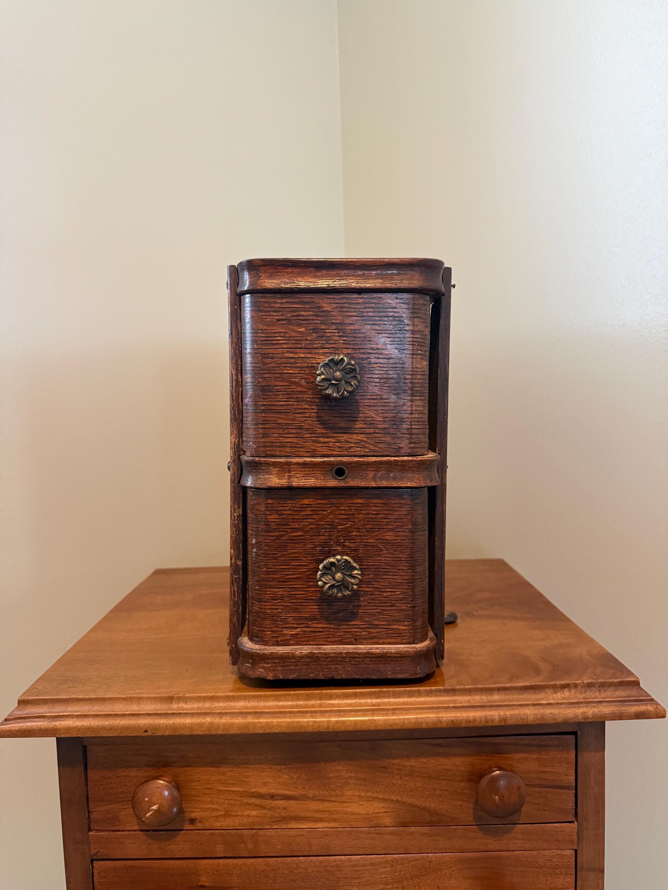 Vintage Sewing Machine Drawer With 2 Set of Stacked Drawers, #2 - Etsy
