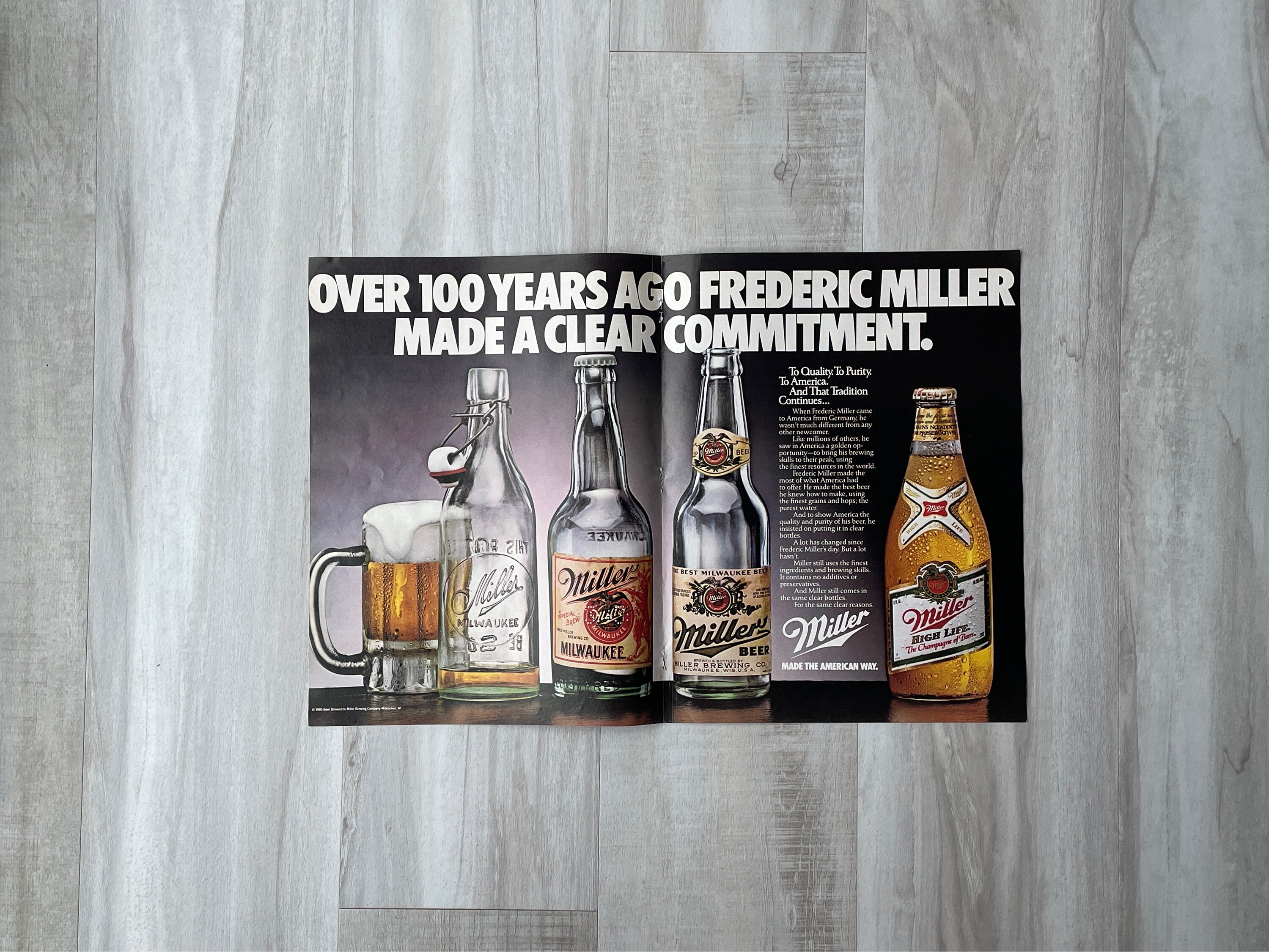 Adovatising Tins　缶の広告　MILLER’S Adovatising Tins 缶の広告 MILLER'S Adovatising Tins 缶の広告