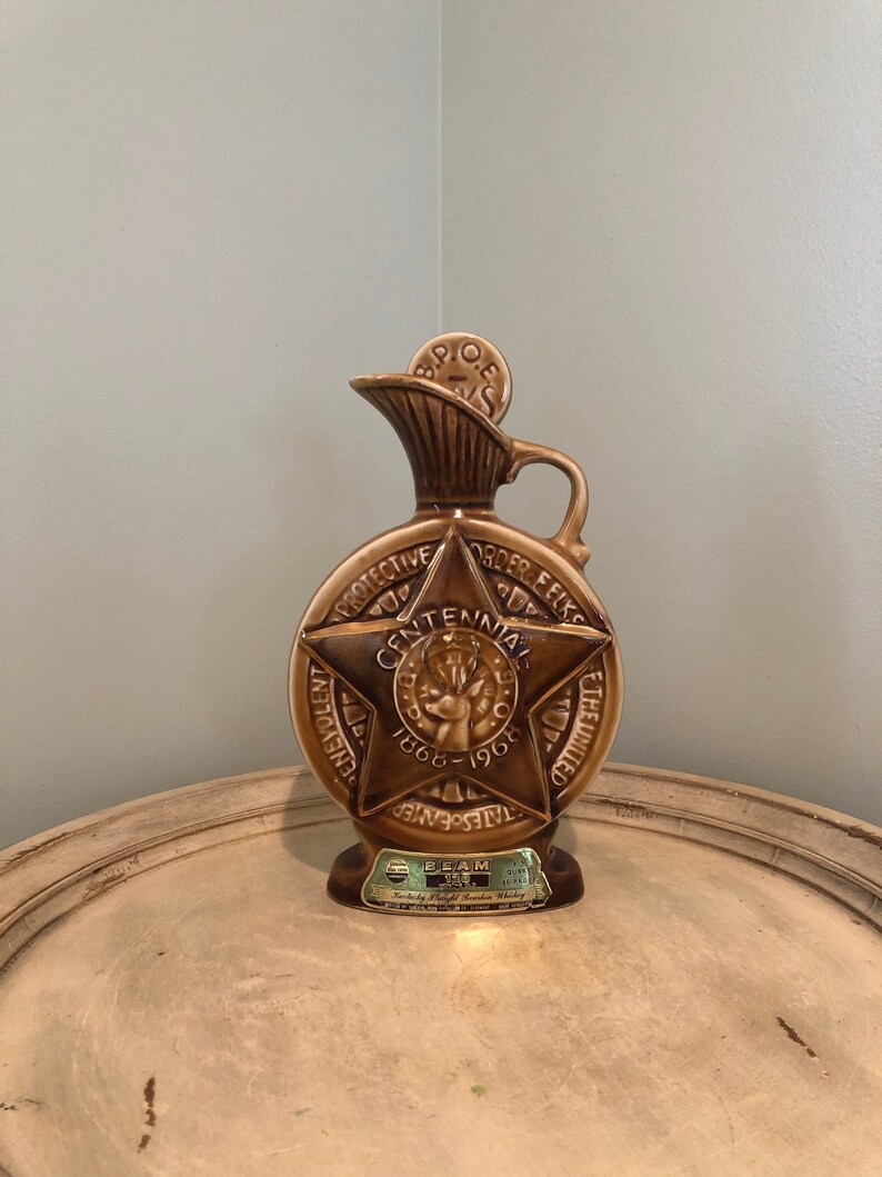 Vintage Decanter Jim Beam Centennial 1868 to 1968 Etsy