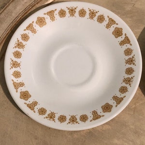 Vintage Corelle Tea Cup Saucer Plates ~ Set of 2