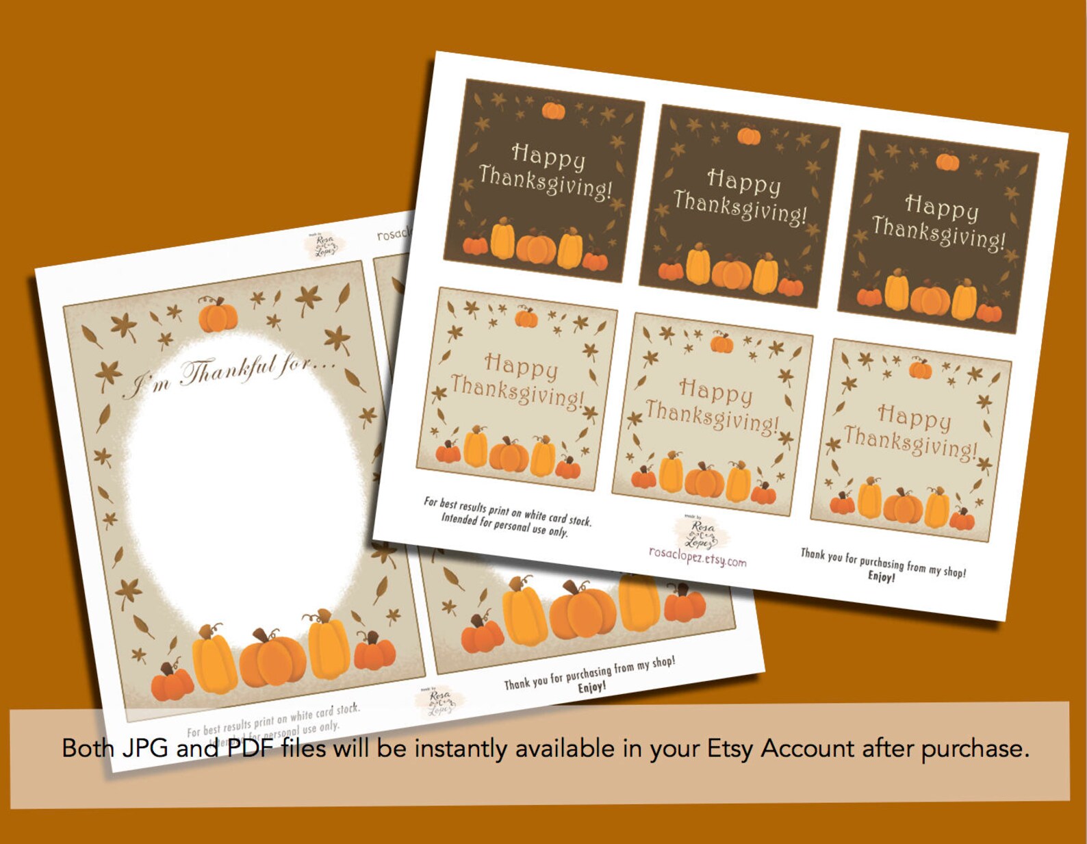 Thanksgiving Printable/thanksgiving Printable Decor/printable - Etsy