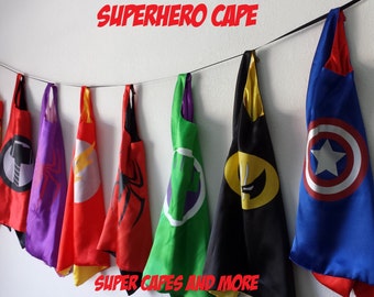 Superhero Cape/ Superhero Costume/ Superhero Birthday Party