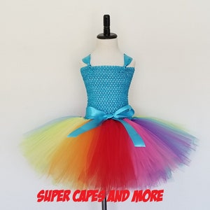 Rainbow Tutu Dress/ Dance Recital/ Photo Prop/ Dress Up/Halloween Costume