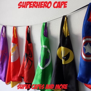 Superhero Cape/ Superhero Costume/ Superhero Birthday Party