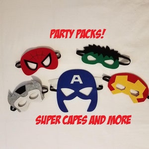 Ready to Ship! Party Pack Superhero Masks