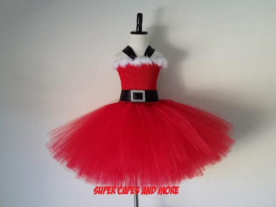 Santa Tutu Dress/Mrs. Claus Tutu Dress 