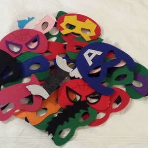 SUPER SALE Ready to Ship 1 Superhero Cape or 1 Cape and Mask Set/Party Favors/Costume/Dress Up image 3