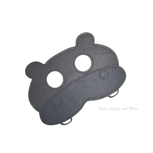 Hippo Felt Mask/ Jungle Animal Mask/ Safari Jungle Animal Birthday Party/ Jungle Animal Party Favors/ Jungle Animal Mask/Hippo Costume
