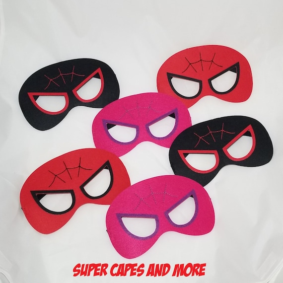 Set de 5 Masques de Super-héros -héros - Pour fête d'enfants ou