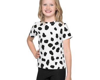 Dalmatian Kid's Shirt/ Dalmatian Print Shirt/ Dalmatian Costume/ Dalmatian Print Cosplay T-Shirt