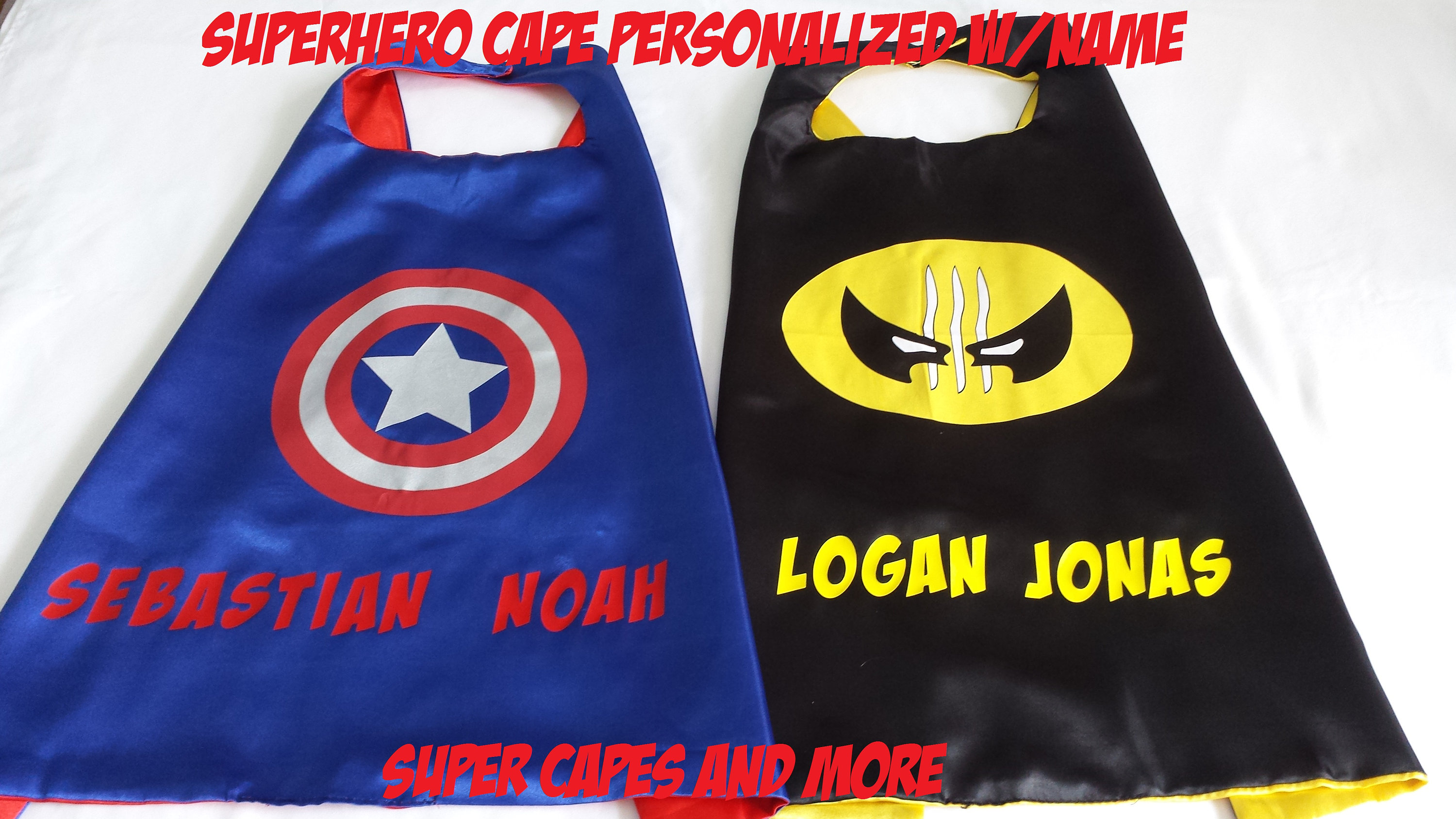 Sale! Personalized Superhero Cape with Name