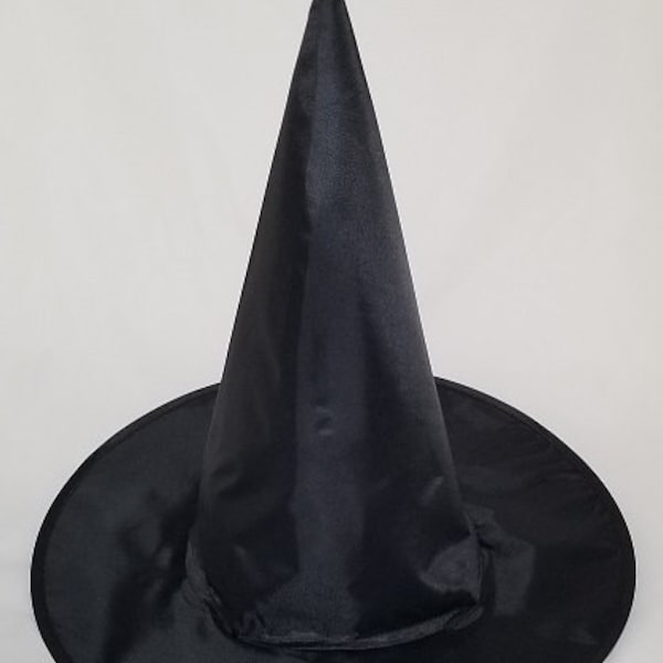 Adult Black Witch Hat / Halloween Costume