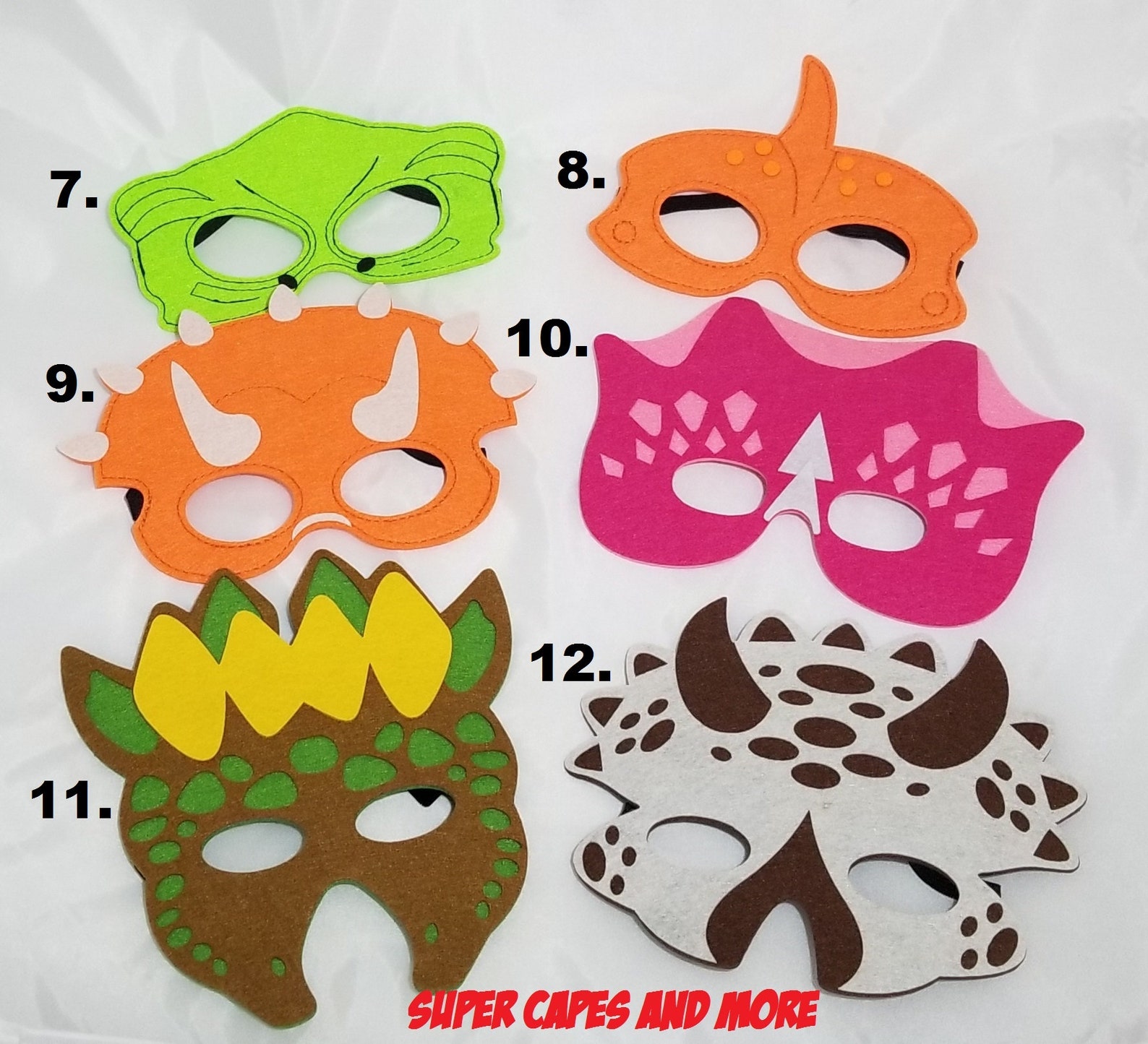 Party Pack of 20 Dinosaur Mask/ Dinosaur Party Mask/ Etsy