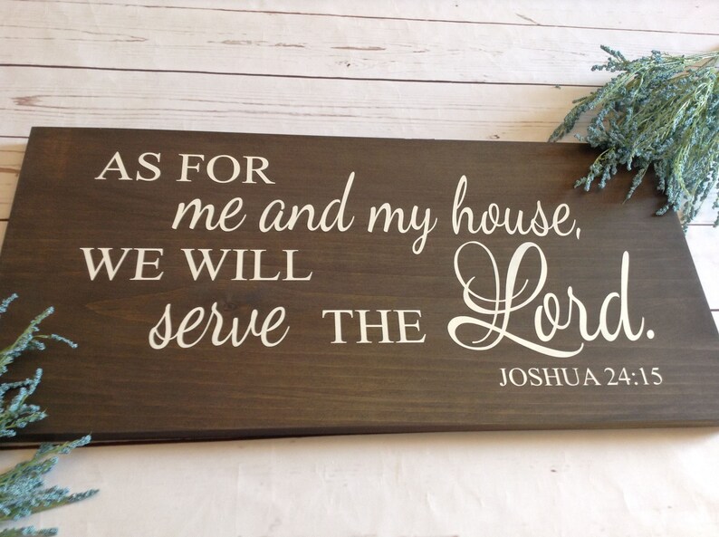 bible verse about as for me and my house