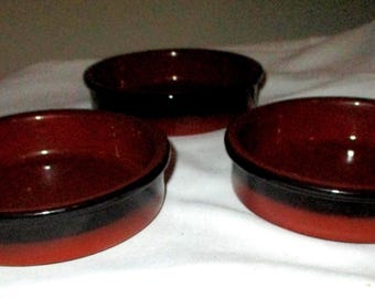Cermer Ramekins Creme Brulee Baking Dessert Terracotta Pottery Set 3