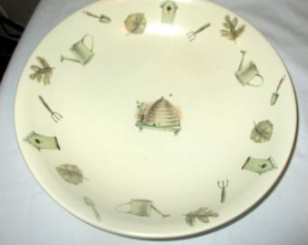 Vintage Pfaltzgraff Portfolio Naturewood Large Serving/Pasta Bowl 12 in W
