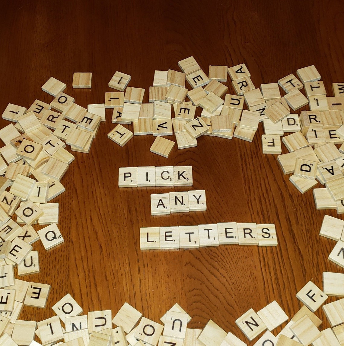 FREE VOWELLS Individual Scrabble Letters & Racks Etsy