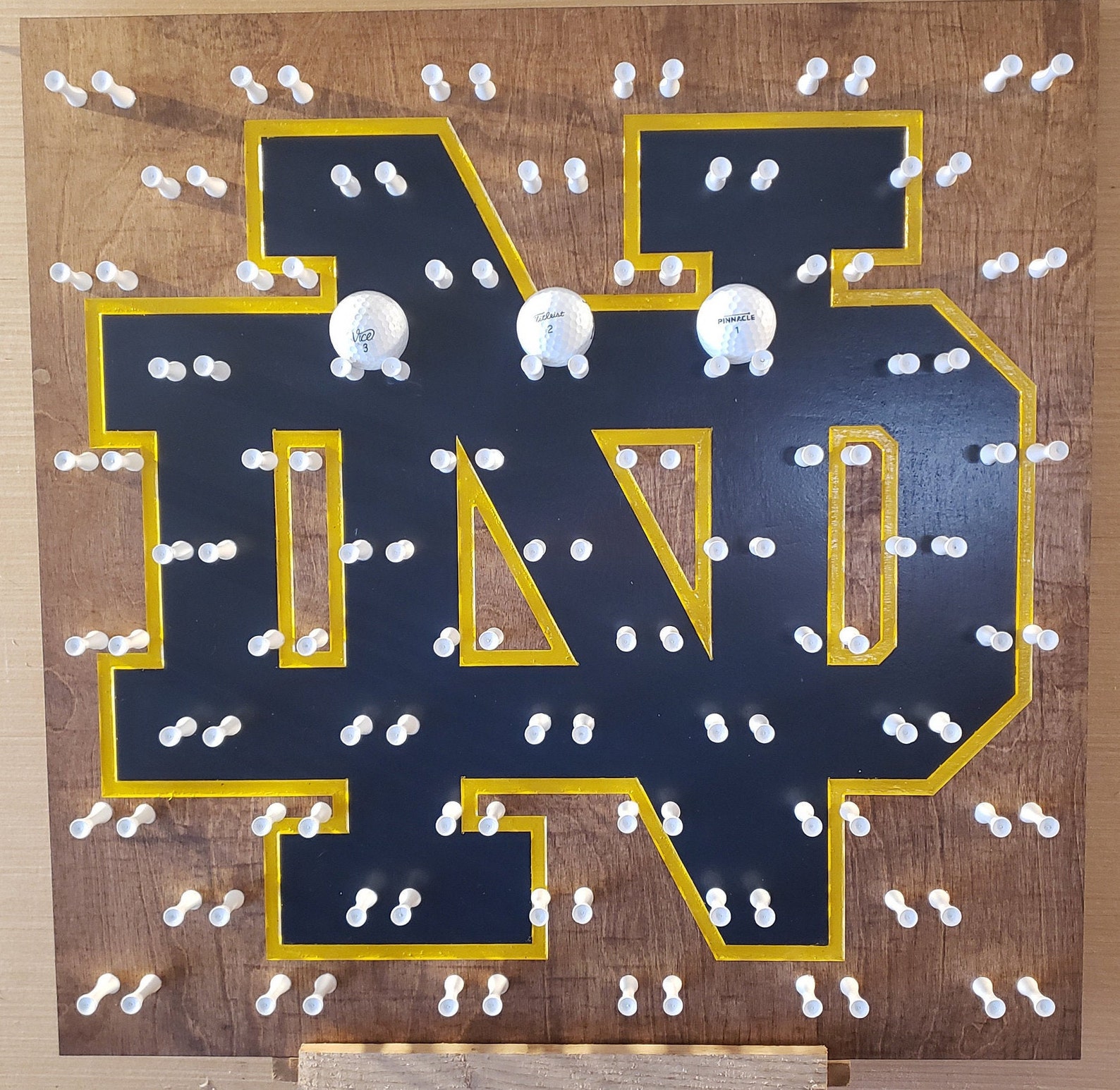 Hand Made Custom Golf Ball Display 25 61 Golf Balls now Etsy UK