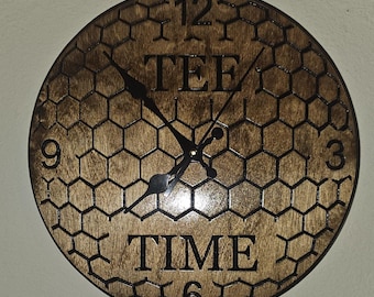 TEE TIME Golf Ball Clock