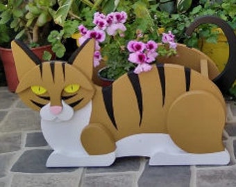 Cat Planter Kit - Two Styles available.  (Now Available as a compliment to my popular Dog Planters)
