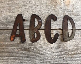 5 inch Letter Q Galvanized Metal Tin New wall decor crafts FREE SHIPPING