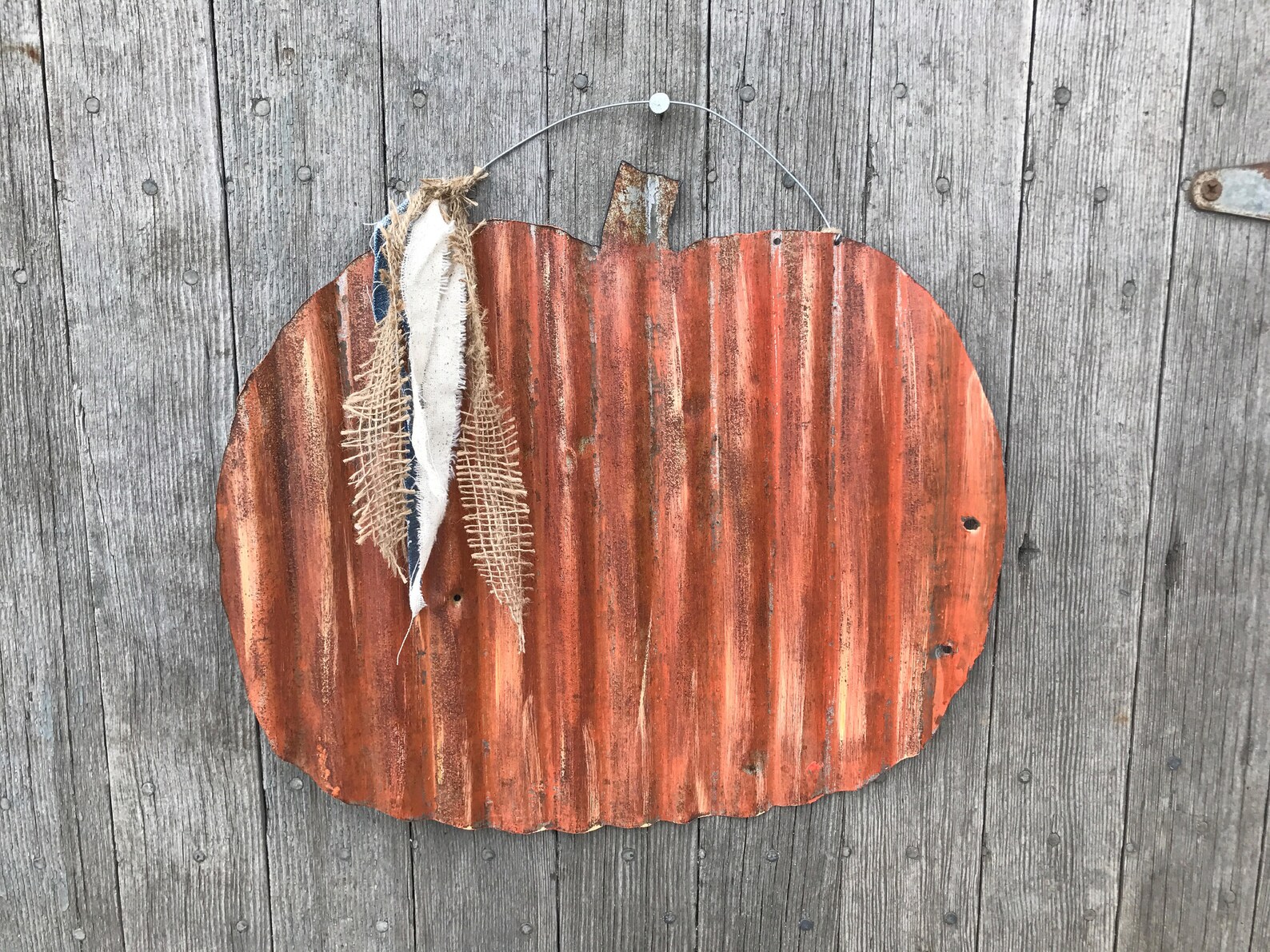 Rustic Tin Pumpkin Decor / Rustic Fall Decor / Tin Pumpkins / - Etsy