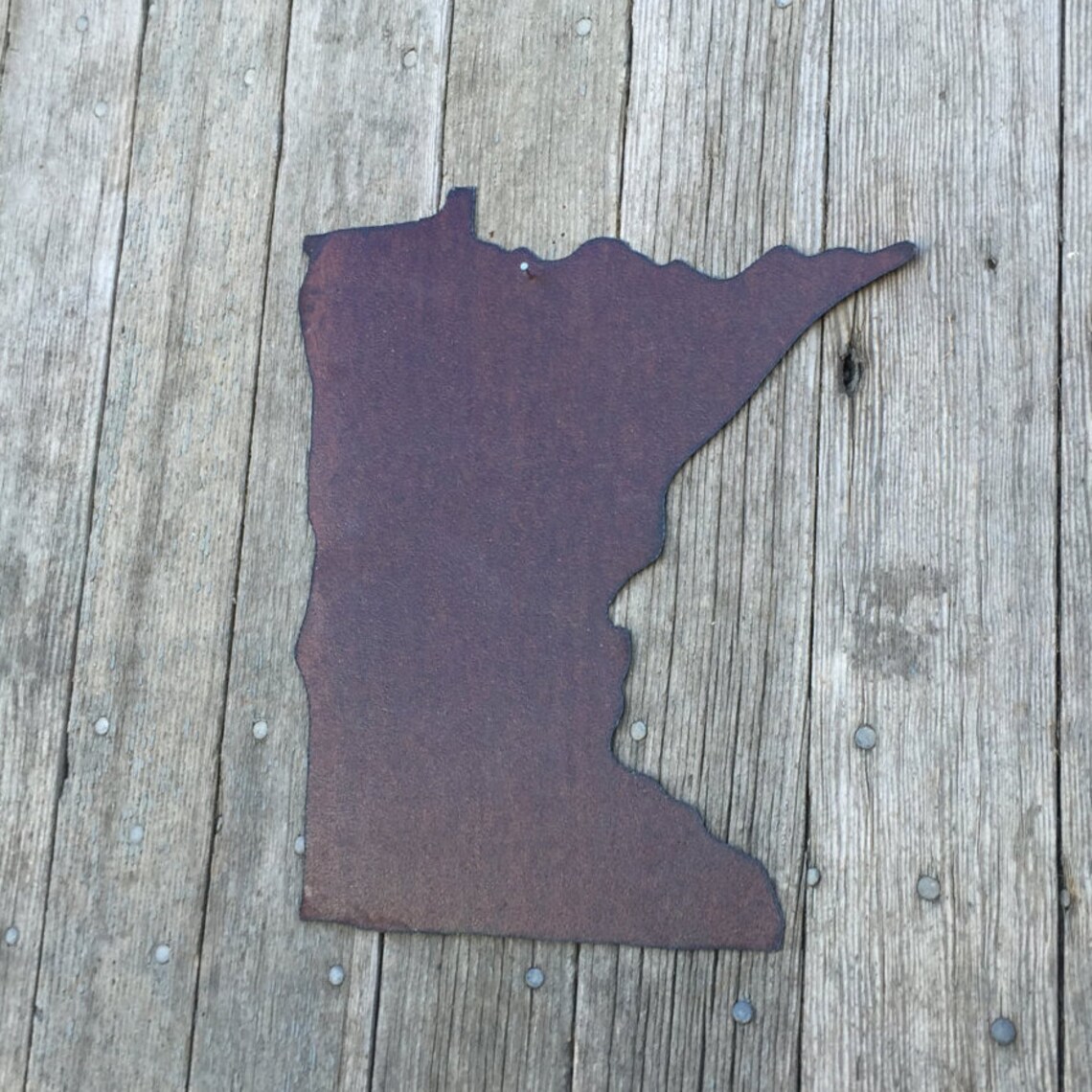 State of Minnesota Minnesota Wall Hanging Rustic Minnesota - Etsy