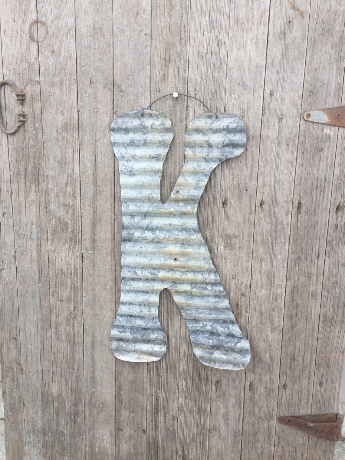 24 Inch Galvanized Tin Letters / 24
