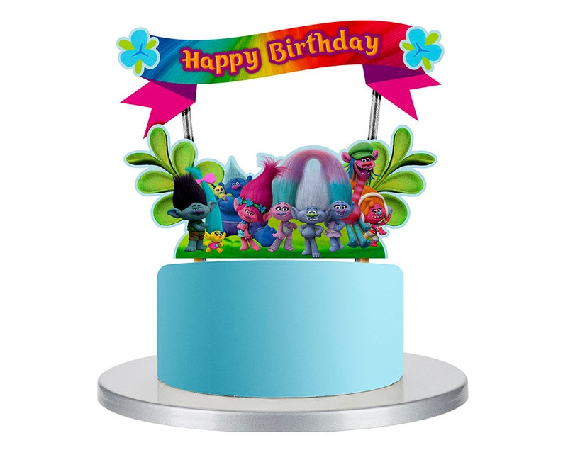 Trolls Cake Topper