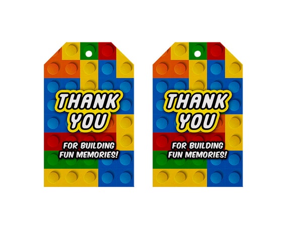 lego thank you tags