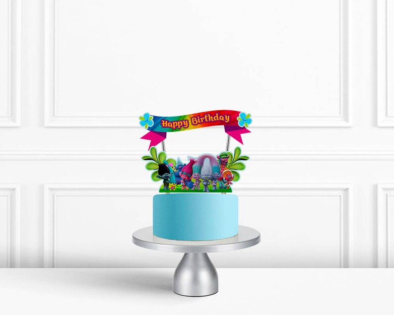 Trolls Cake Topper