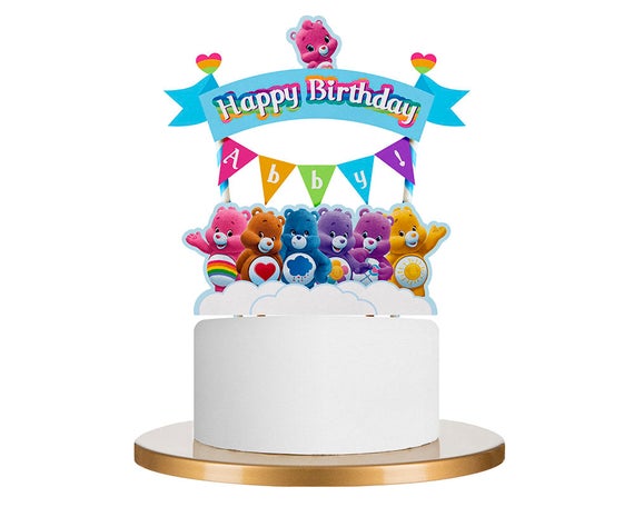 Care Bears Cake Topper Care Bears Party Care Bears Party Etsy