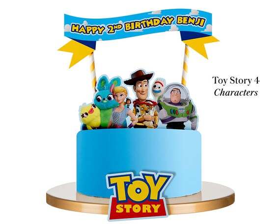 Toy Story Centerpiece Toy Story Cake Topper Toy Story Etsy