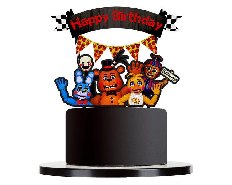 Five Nights at Freddy's cake topper FNAF Cake Topper | Etsy