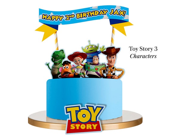 Toy Story Centerpiece Toy Story Cake Topper Toy Story Etsy