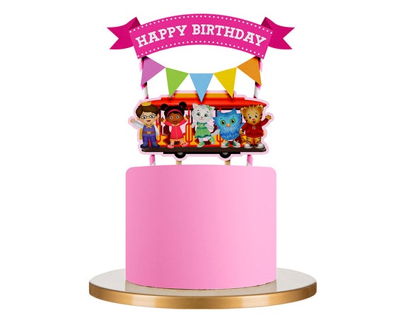Daniel Tiger Cupcake Toppers Daniel Tiger Cake Topper Daniel Etsy