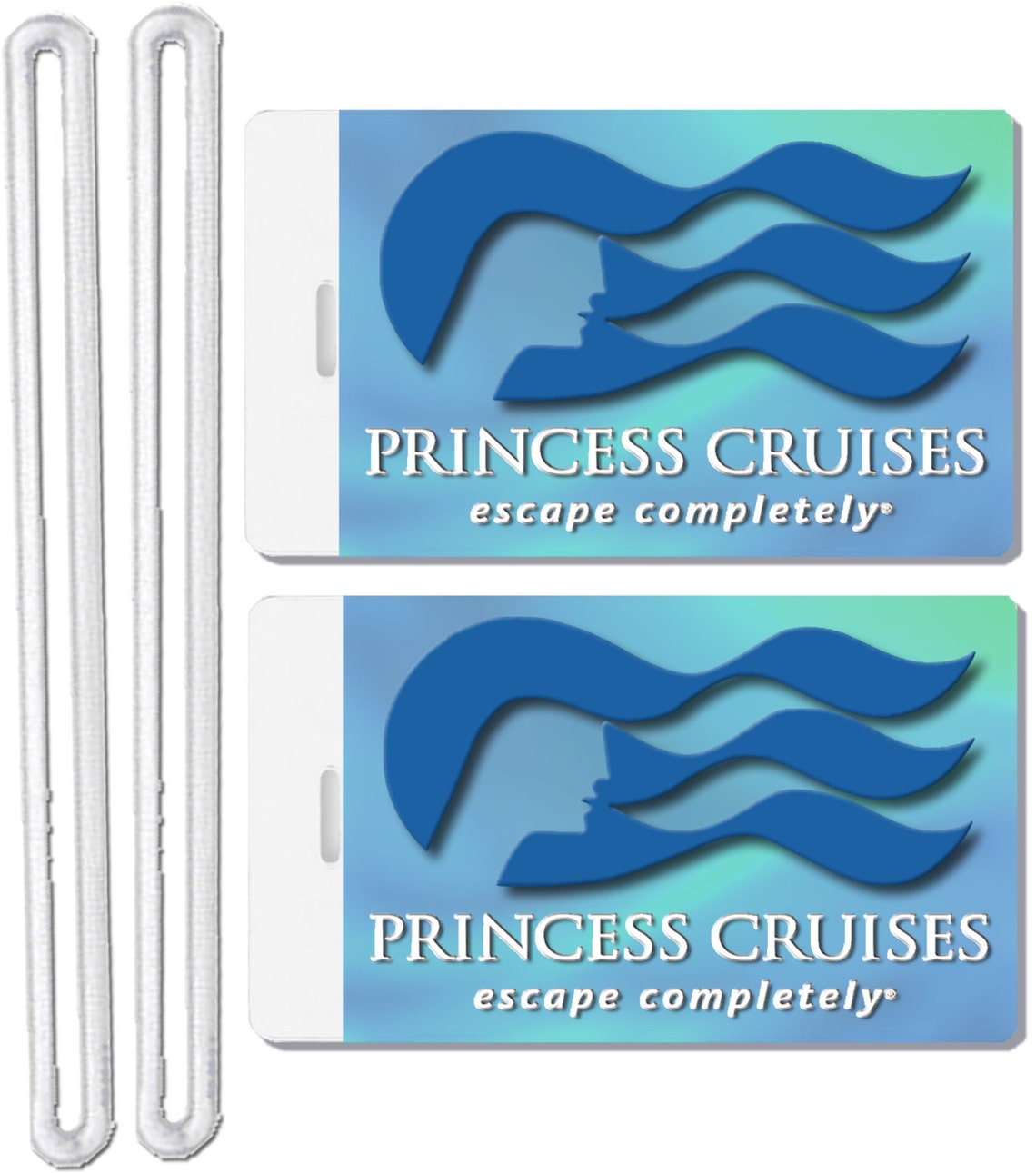 2x Princess Cruise Line Luggage Tags Baggage Suitcase Travel Etsy