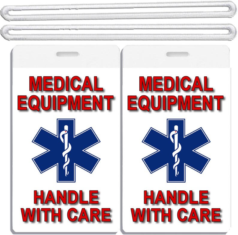 2x Medical Equipment Id Luggage Tags Handle With Care TSA Etsy 2x Medical Equipment Id Luggage Tags Handle With Care TSA Etsy