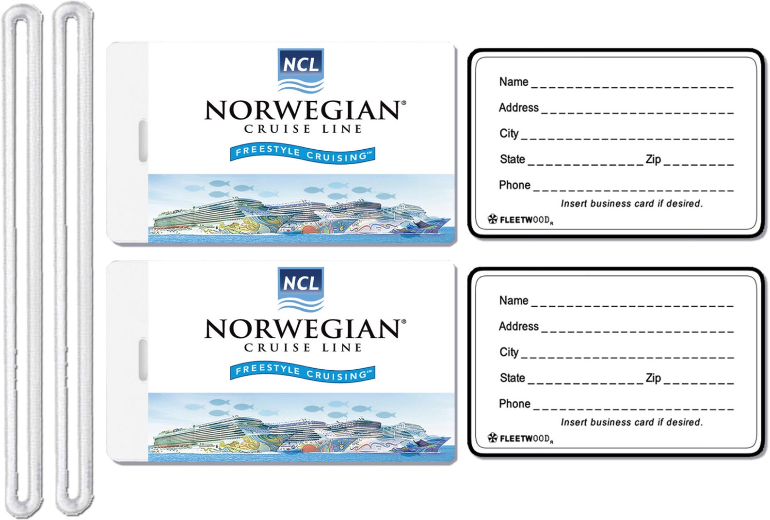 luggage tags norwegian cruise line