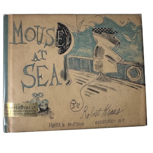 Mouse At Sea By Robert Kraus First Edition Hardcover DJ 1959 Harper Illustrated