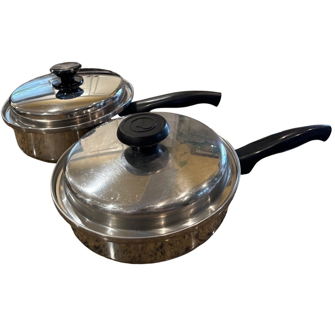 Range Craft Cookware Vintage Kitchen Craft 5-ply Multi-core Stainless Steel Sauce/saute Pan ...